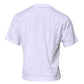White Logo Crew Neck Short Sleeves T-shirt