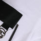 White Logo Crew Neck Short Sleeves T-shirt
