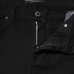 Black Cotton Skinny Mid Waist Denim Jeans