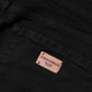 Black Cotton Skinny Mid Waist Denim Jeans