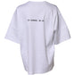 White Cotton Printed Short Sleeves T-shirt