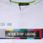White Cotton Printed Short Sleeves T-shirt