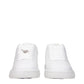 White Leather Low Top Sneakers