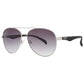 Gray Metal Sunglasses