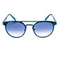 Blue Metal Sunglasses