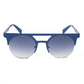 Blue Metal Sunglasses