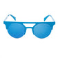 Blue Metal Sunglasses