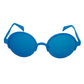 Blue Metal Sunglasses