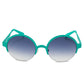 Blue Metal Sunglasses