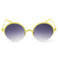 Yellow Metal Sunglasses