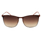 Brown Metal Sunglasses