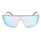 Silver Metal Sunglasses