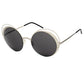 Gray Metal Sunglasses