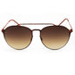 Brown Metal Sunglasses