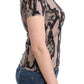 Sleek Snake Print Crewneck T-Shirt