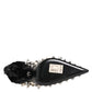 Black Crystals Studs Stiletto Pumps Shoes