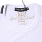 White Cotton Goodluck 2022 Crew Neck T-shirt
