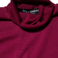 Fuchsia Wool Long Sleeves Turtleneck Sweater