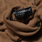 Brown Knit Long Sleeves Turtleneck Sweater