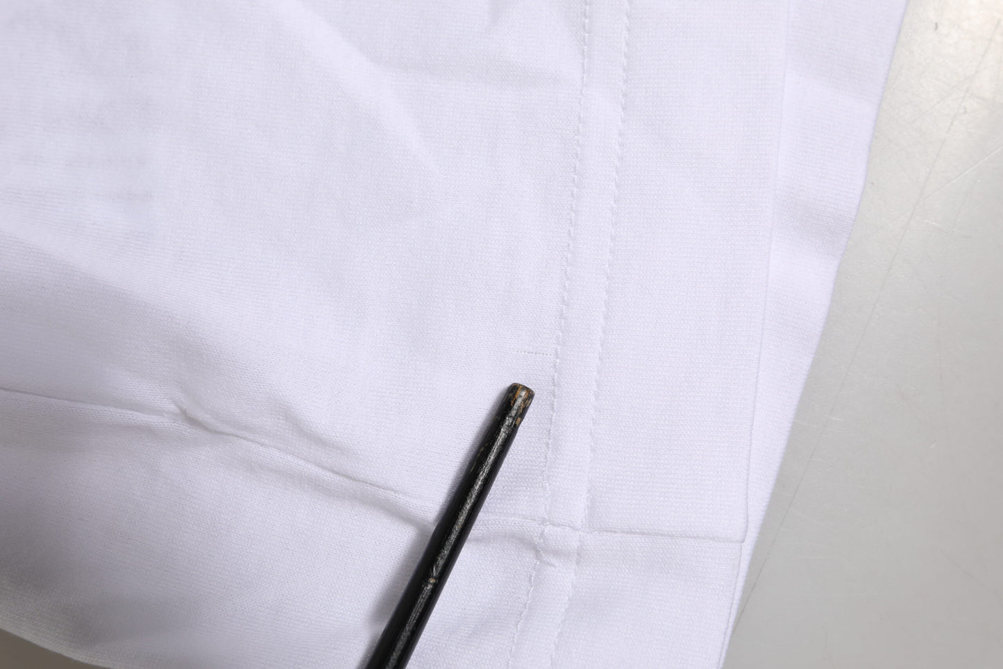 White Short Sleeves DG Logo Print Top T-shirt