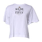 White Short Sleeves DG Logo Print Top T-shirt