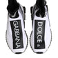 White Black Sorrento Socks Sneakers Shoes