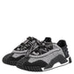 Black Gray NS1 Low Top Sneakers Shoes
