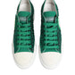 Green Portofino Crystal DG Logo Sneakers Shoes