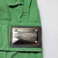 Green Cotton High Waist Cargo Trouser Pants