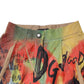 Multicolor High Waist Cargo Trouser Pants