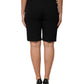 Black Zip Detailed Wool Straight Leg Pants