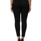 Black Acetate HighWaist Tapered Trouser Pants