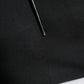 Black Acetate HighWaist Tapered Trouser Pants