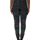 Multicolor Sequined Leggings Trouser Pants