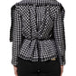 Multicolor Wool Monochrome Patterned Jacket