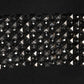 Black Crystal Embellished Collared Mini Dress