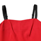 Red Stretch Bodycon Sheath Knee Length Dress