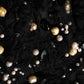 Black Viscose Pearl Embellishment Shift Dress