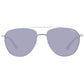 Gray Stainless Steel Sunglasses