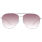 Rose Gold Metal Sunglasses