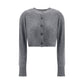 Gray Cashmere Cardigan