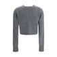 Gray Cashmere Cardigan