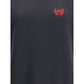 Black Cotton Casual Dress