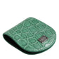 Green Exotic Skin Coin Condom Case Holder Pocket Wallet