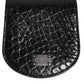 Black Exotic Skin Coin Condom Case Holder Pocket Wallet