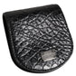 Black Exotic Skin Coin Condom Case Holder Pocket Wallet