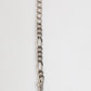 Silver Tone Brass Chain Lobster Clasp DG Logo Bracelet