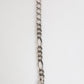 Silver Tone Brass Chain Lobster Clasp DG Logo Bracelet