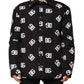 Black DG Monogram Nylon Windbreaker Jacket