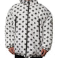 White DG Monogram Hooded Puffer Jacket